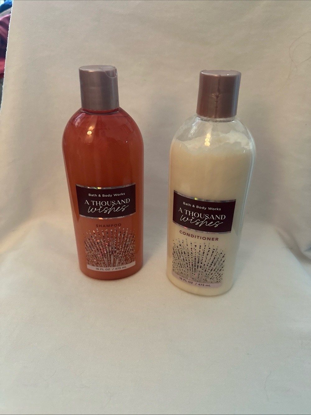 Bath & Body Works A Thousand Wishes Shampoo & Conditioner - Peach and Cream
